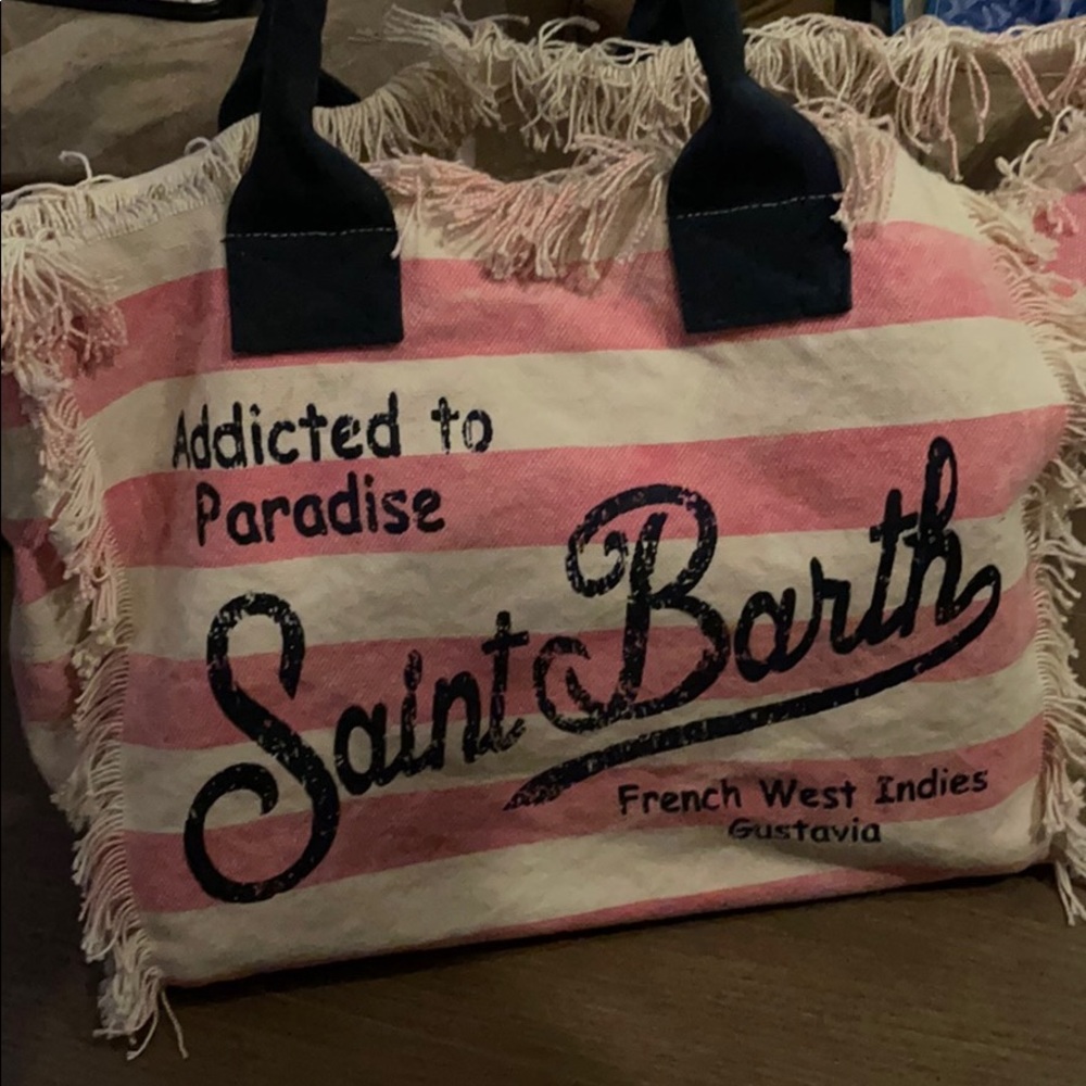 Saint Barts from west Indies travel or beach bag
